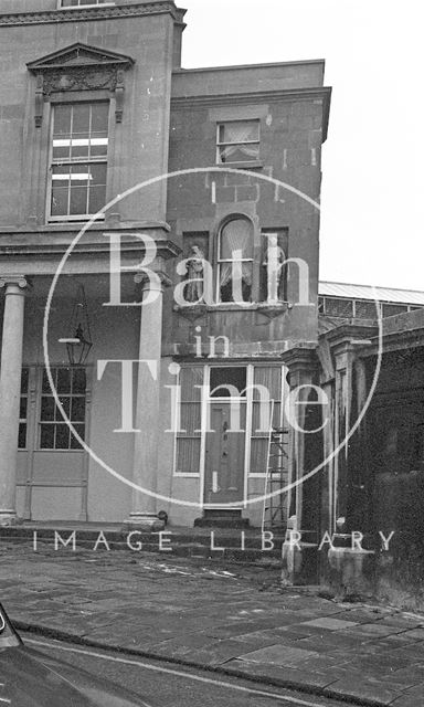 Statue of King Edgar at Hot Bath Street, Bath 1970