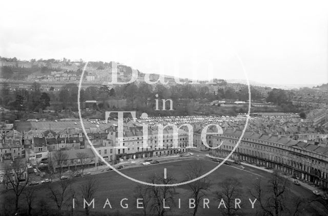 360 degree view of Bath from a Stothert and Pitt crane 1971