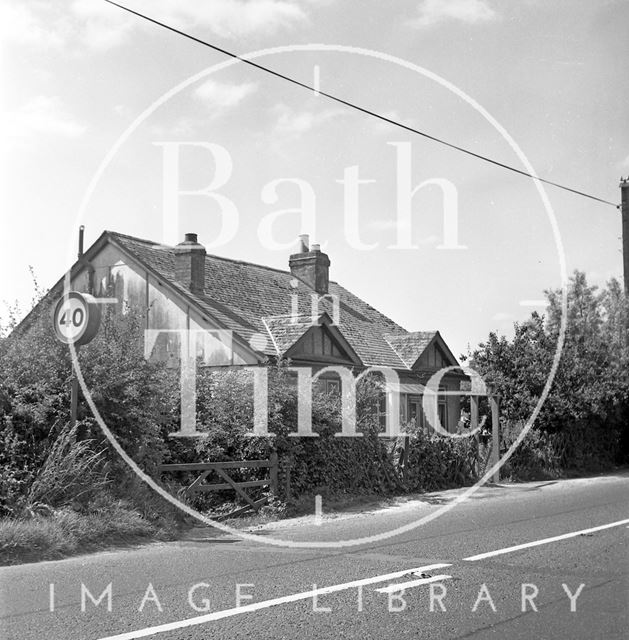 Condemned house, Box Road, Batheaston Relief Road affected areas 1971