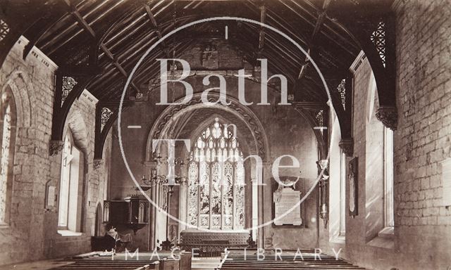 Interior of St. Mary's Church, Bitton, Gloucestershire 1853