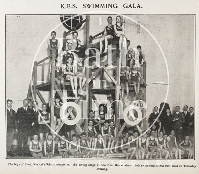 The King Edward's School Swimming Gala, New Baths, Bath 1923