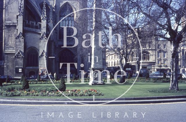 The obelisk on Orange Grove, Bath c.1965