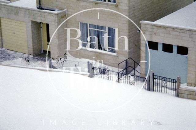 Snow in Fairfield Park, Bath in the winter of 1962-1963