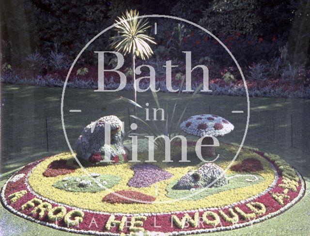 Bath in Bloom floral display c.1960