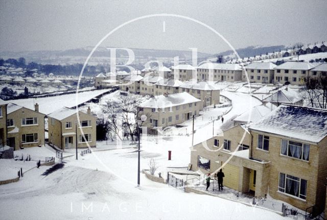 Fairfield Park, Larkhall, Bath in the snow 1963