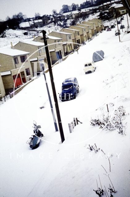 Fairfield Park, Larkhall, Bath in the snow 1963