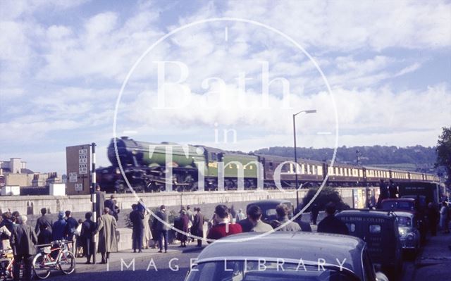 4472 Flying Scotsman passing through Bath 1963