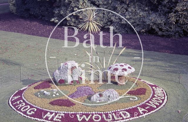 Bath in Bloom floral display c.1960