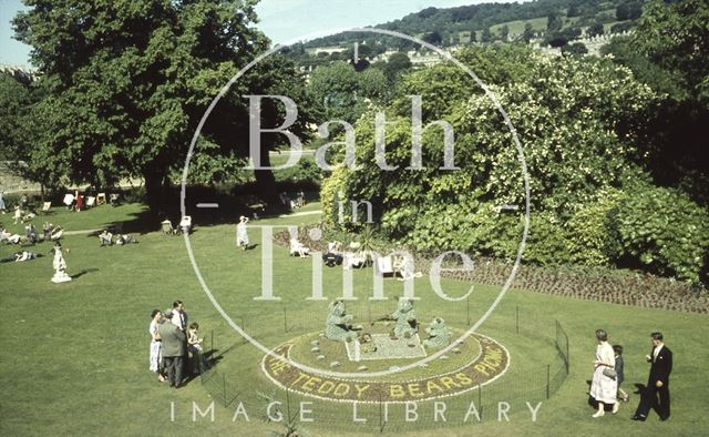 Bath in Bloom floral display, Parade Gardens c.1960