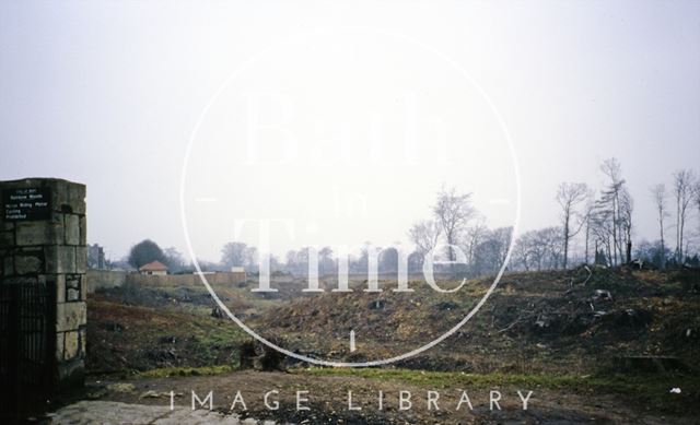 Cleared land near Rainbow Woods, Bath c.1987