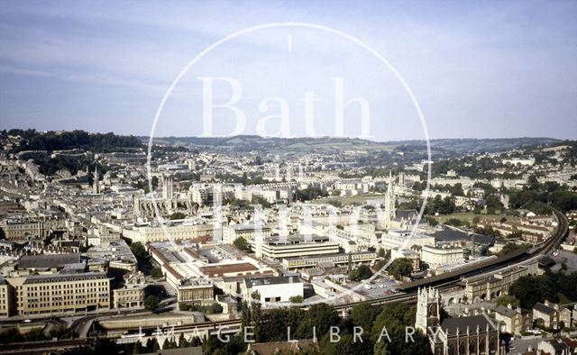 View of Bath from Beechen Cliff c.1973