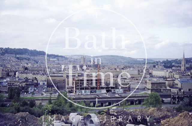 View of Bath From below Beechen Cliff c.1971