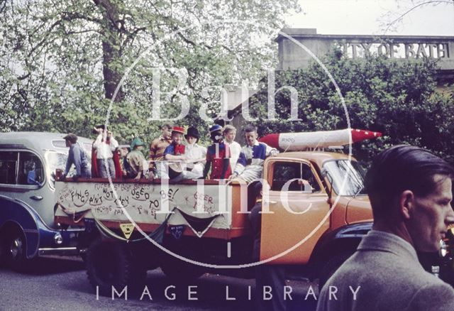 Bath Carnival procession, Royal Victoria Park, Bath c.1970