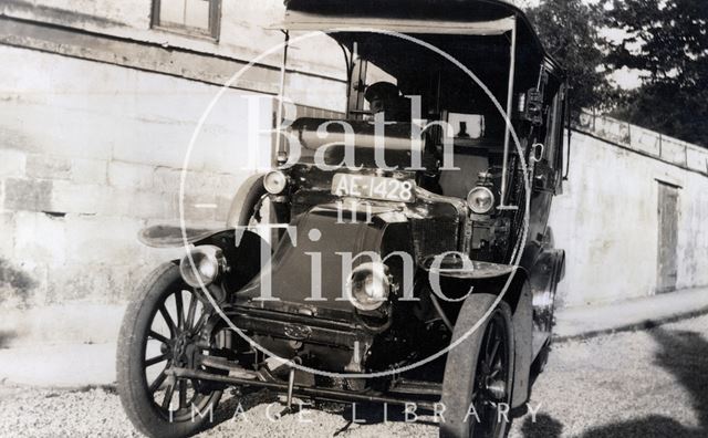 Bath Taxi at an unidentified location c.1910