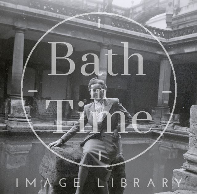 A visit to the Roman Baths, Bath c.1940