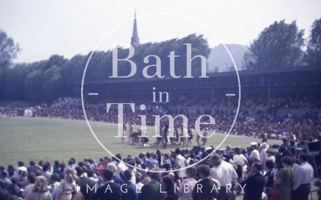 Bath girl guides on the Recreation Ground c.1960