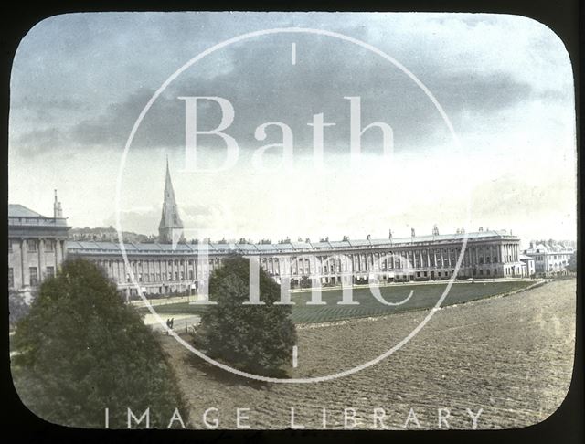 View of Royal Crescent, Bath c.1885