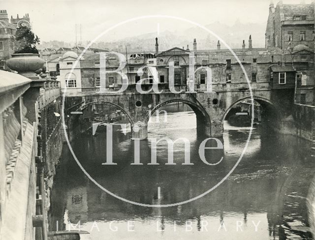 Renovation Work on Pulteney Bridge, Bath c.1903