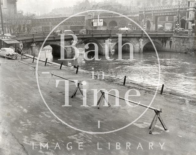 Broad Quay, Bath and the Old Bridge, Bath c.1960