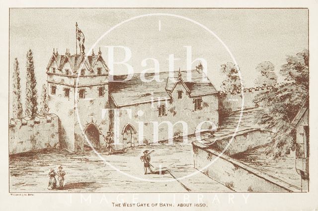 The West Gate of Bath c.1650