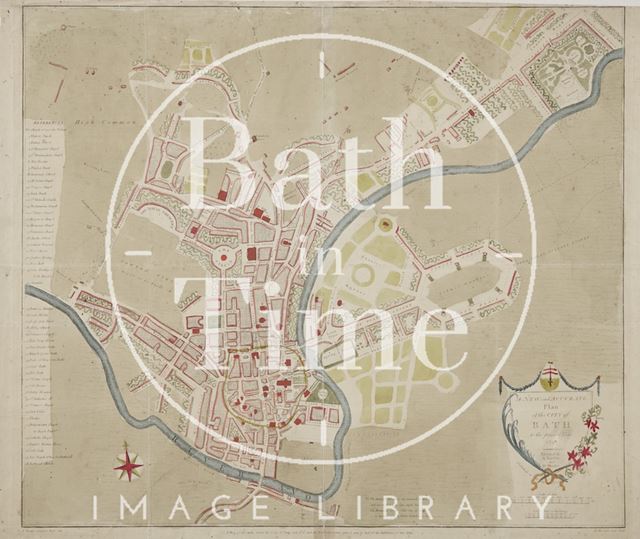 A New and Accurate Plan of the City of Bath to the present year 1797