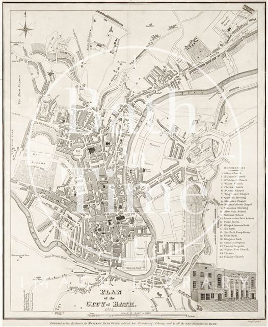 Plan of the City of Bath 1832