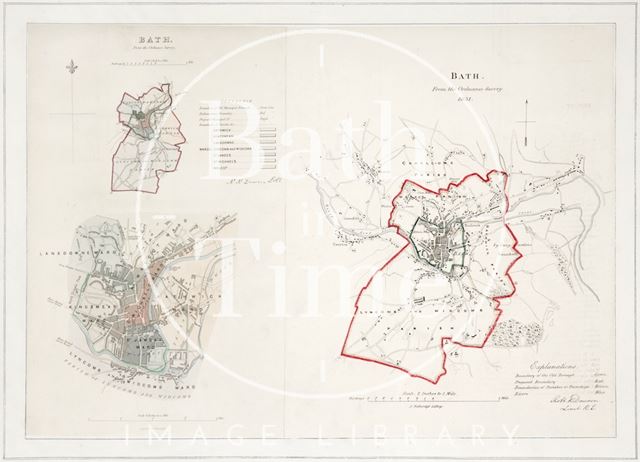 Bath from the Ordnance Survey 1831