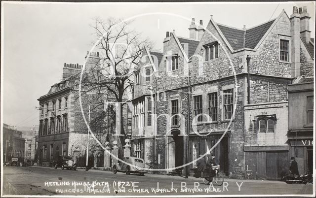 Chandos House and Abbey Church House, Westgate Buildings, Bath c.1937