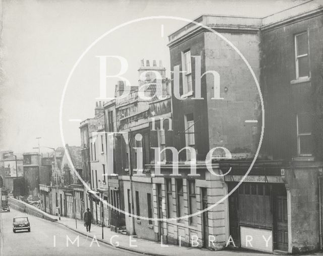 Claverton Street, Bath, looking west, Bath 1965