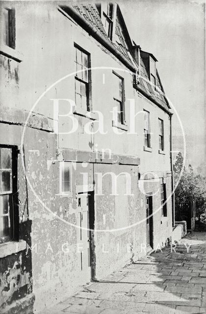 Houses at St. Swithin's Place, Walcot behind the Hat and Feather, Bath 1965