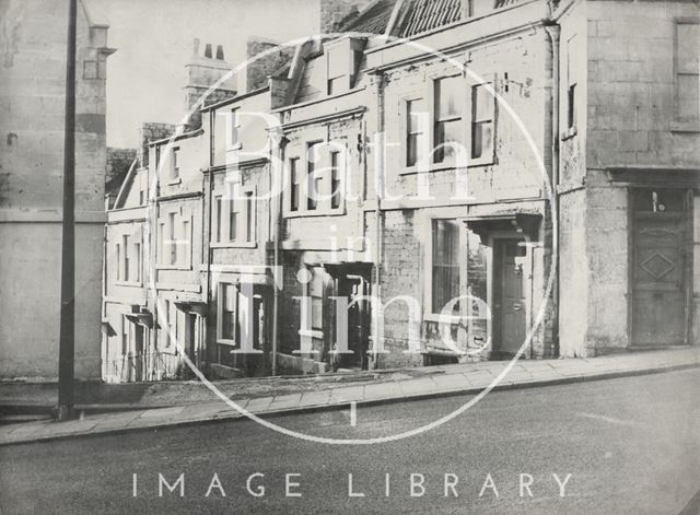 High Street, Lansdown, north side from Lansdown Road, Bath 1965