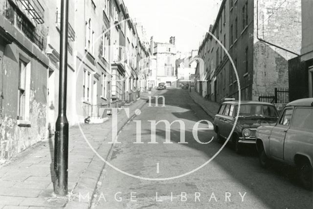 Morford Street from Julian Road up to Lansdown Road, Bath c.1960