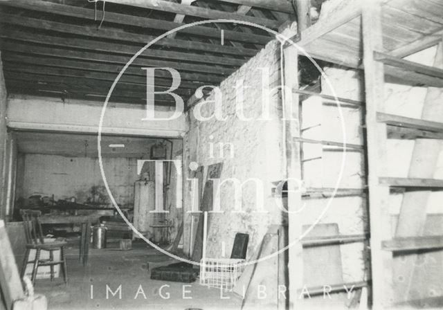 Interior of Noad's Bakery, Frome Road, Odd Down, Bath 1966