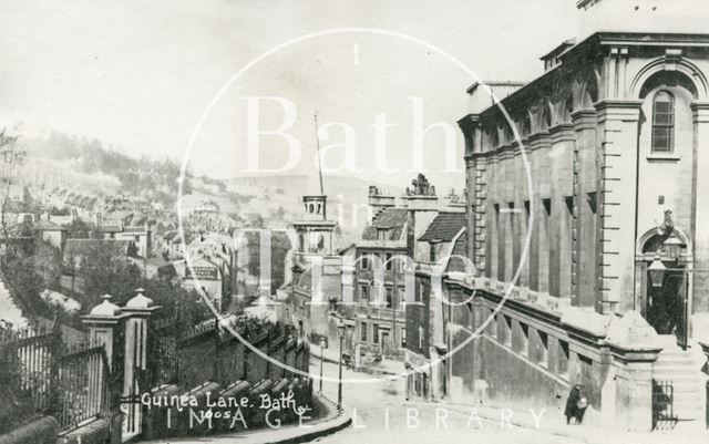 St. Swithin's, Walcot Church from Guinea Lane Bath c.1915