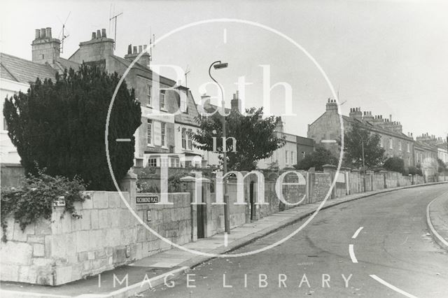 Richmond Place and the Richmond Arms, Lansdown, Bath c.1970?