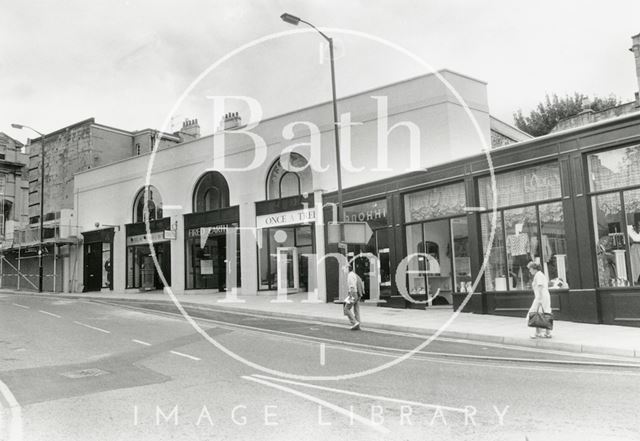 New Shops in Saracen Street, Bath 1989