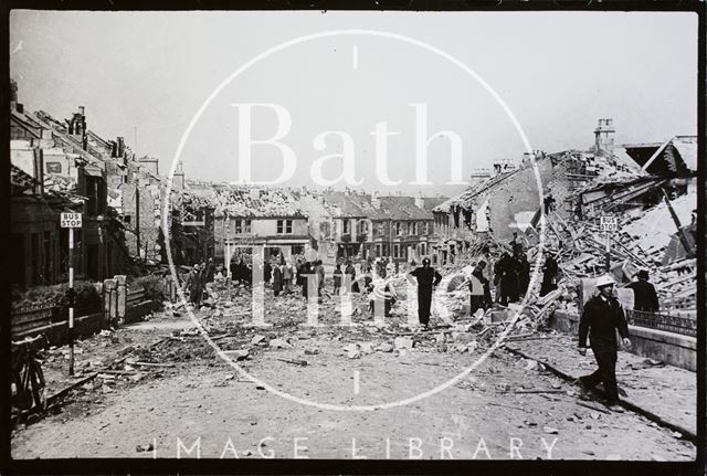 King Edward Road and Third Avenue, Oldfield Park, Bath 1942