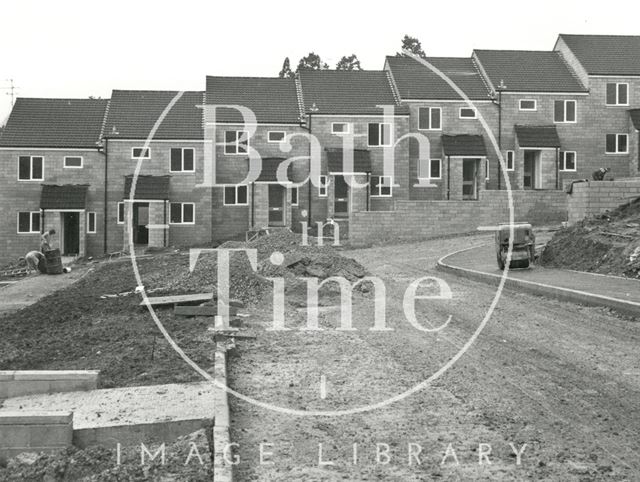 The construction of Valley View Close, Bath 1977