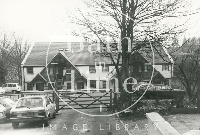 Cleveland Reach entrance facing London Road, Bath 1985