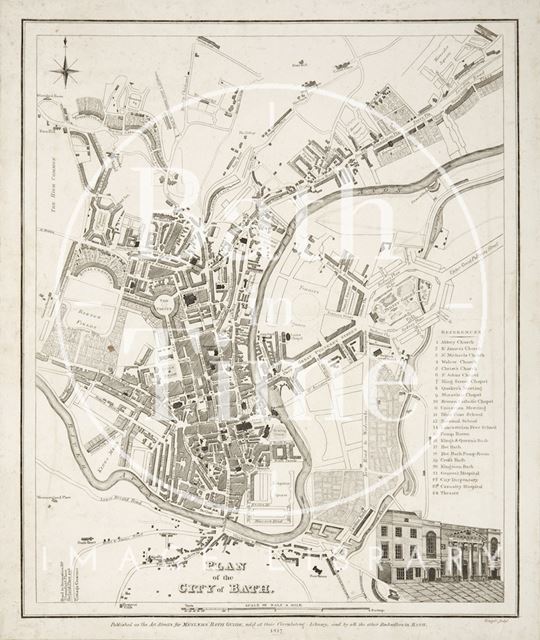 Plan of the City of Bath 1817