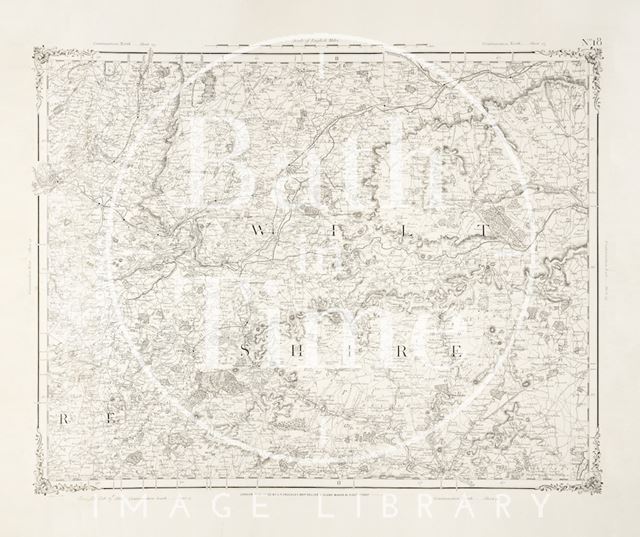 Map of Wiltshire 1850