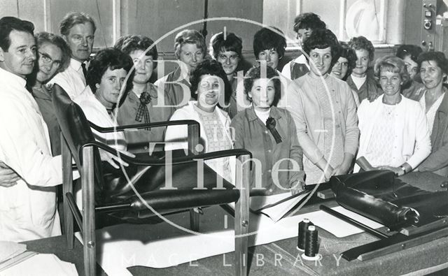 Staff training at Bath Cabinet Makers 1969