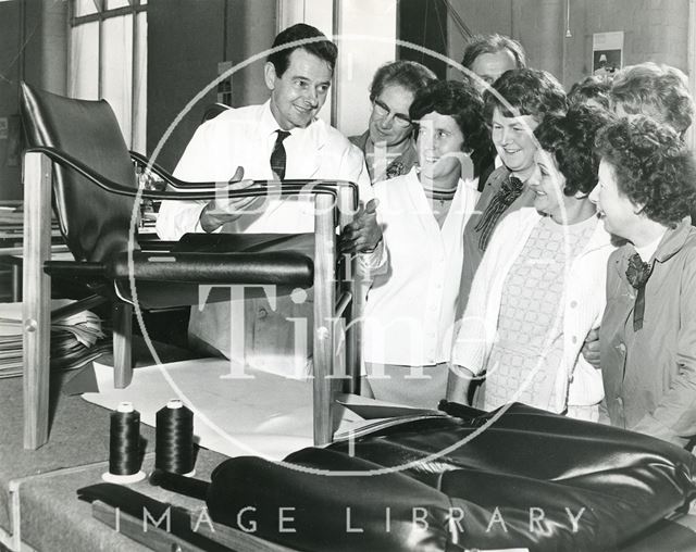 Staff training at Bath Cabinet Makers 1969