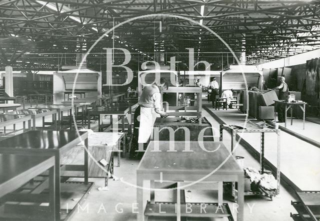 Bath Cabinet Makers interior of workshops c.1969