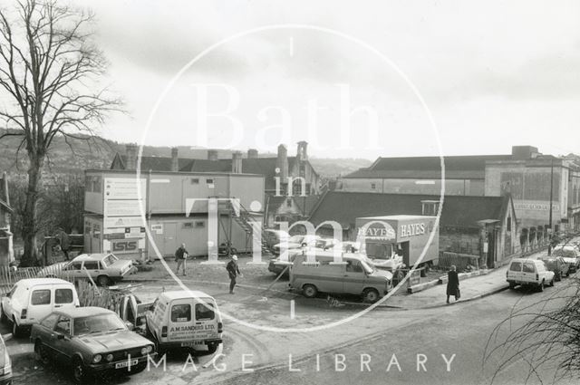 Building site at the junction of Walcot Gate and Walcot Street, Bath c.1990