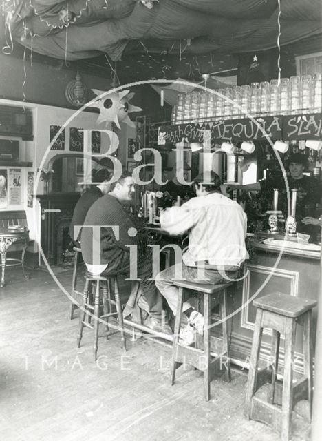 Interior of the Hat and Feather, London Street, Bath 1993