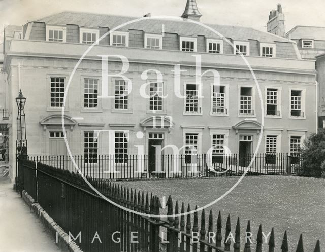 Restored eastern side, Beauford Square, Bath c.1960