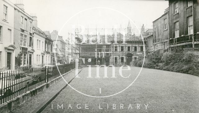 The restoration of Beauford Square, Bath c.1965