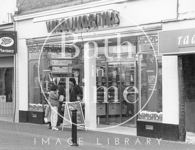 Woolworths, Moorland Road, Oldfield Park, Bath 1990