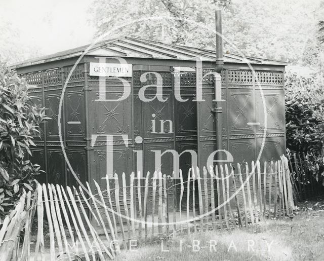 Cast iron gentlemens' toilet, Sydney Gardens, Bath 1987